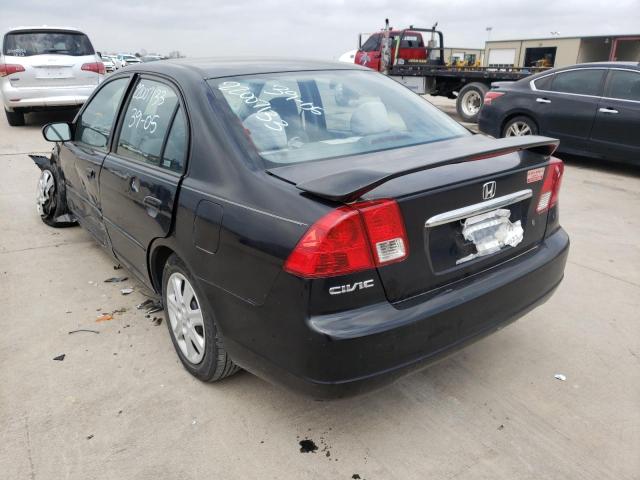 Photo 3 from auction – 2003 HONDA CIVIC EX with VIN 2HGES26733H578840