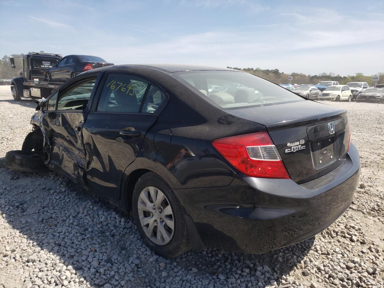 Photo 3 from auction – 2012 HONDA CIVIC LX with VIN 19XFB2F58CE102063