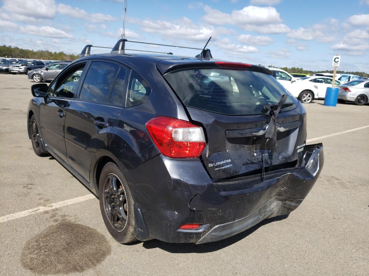 Photo 3 from auction – 2013 SUBARU IMPREZA PR with VIN JF1GPAC68DH838693