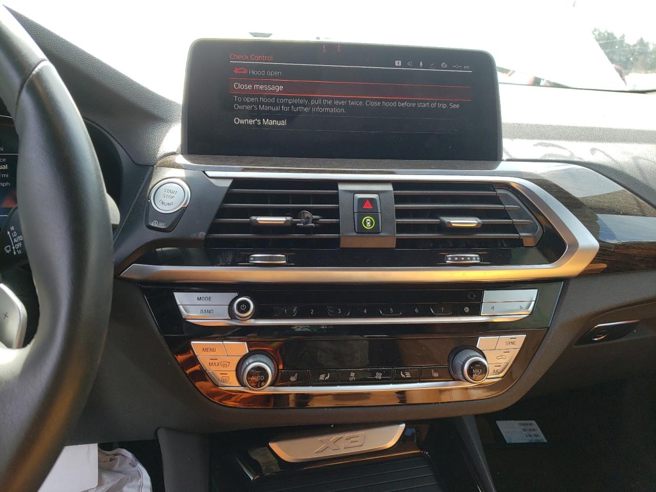Photo 9 from auction – 2020 BMW X3 XDRIVE3 with VIN 5UXTY5C03LLT36628