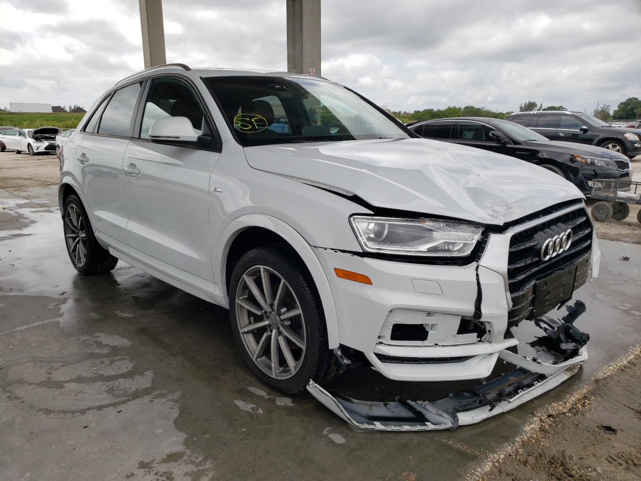 AUDI Q3 PREMIUM 2018 with VIN WA1BCCFS0JR024722 - Photo from auction