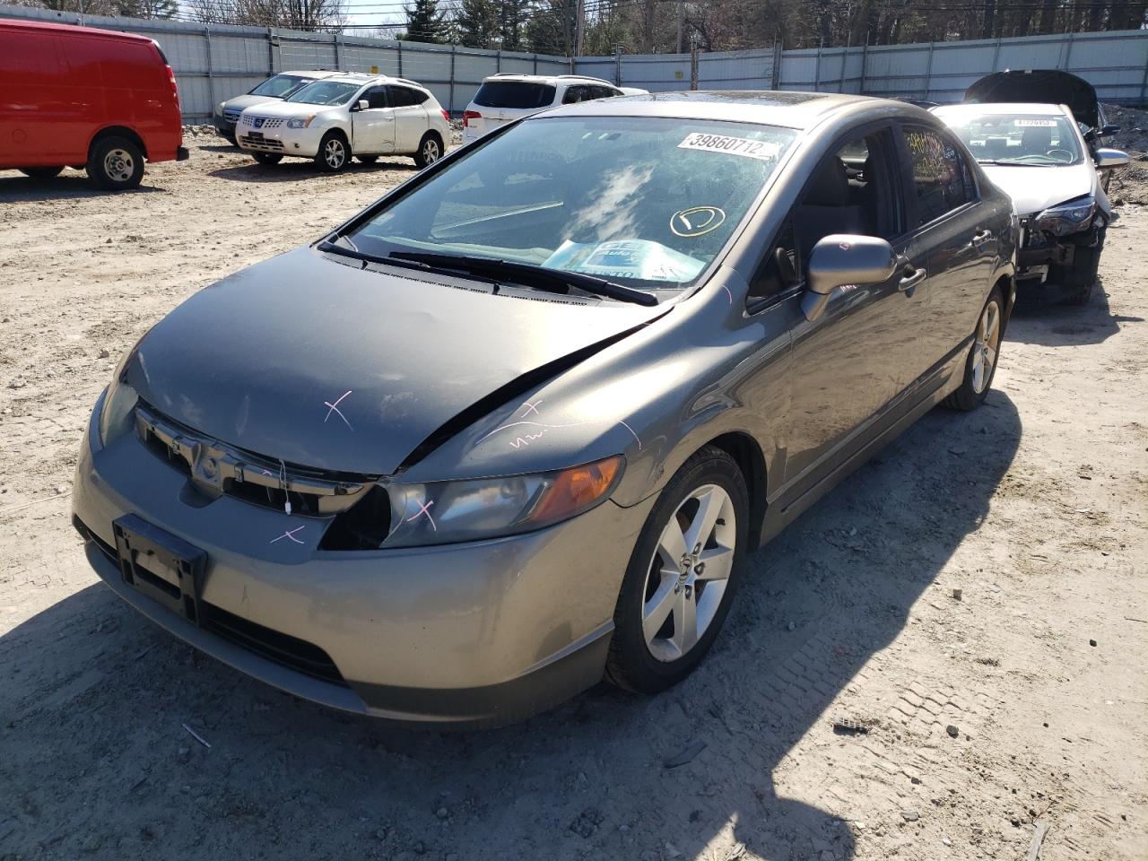 Photo 2 from auction – 2007 HONDA CIVIC EX with VIN 1HGFA15897L059229