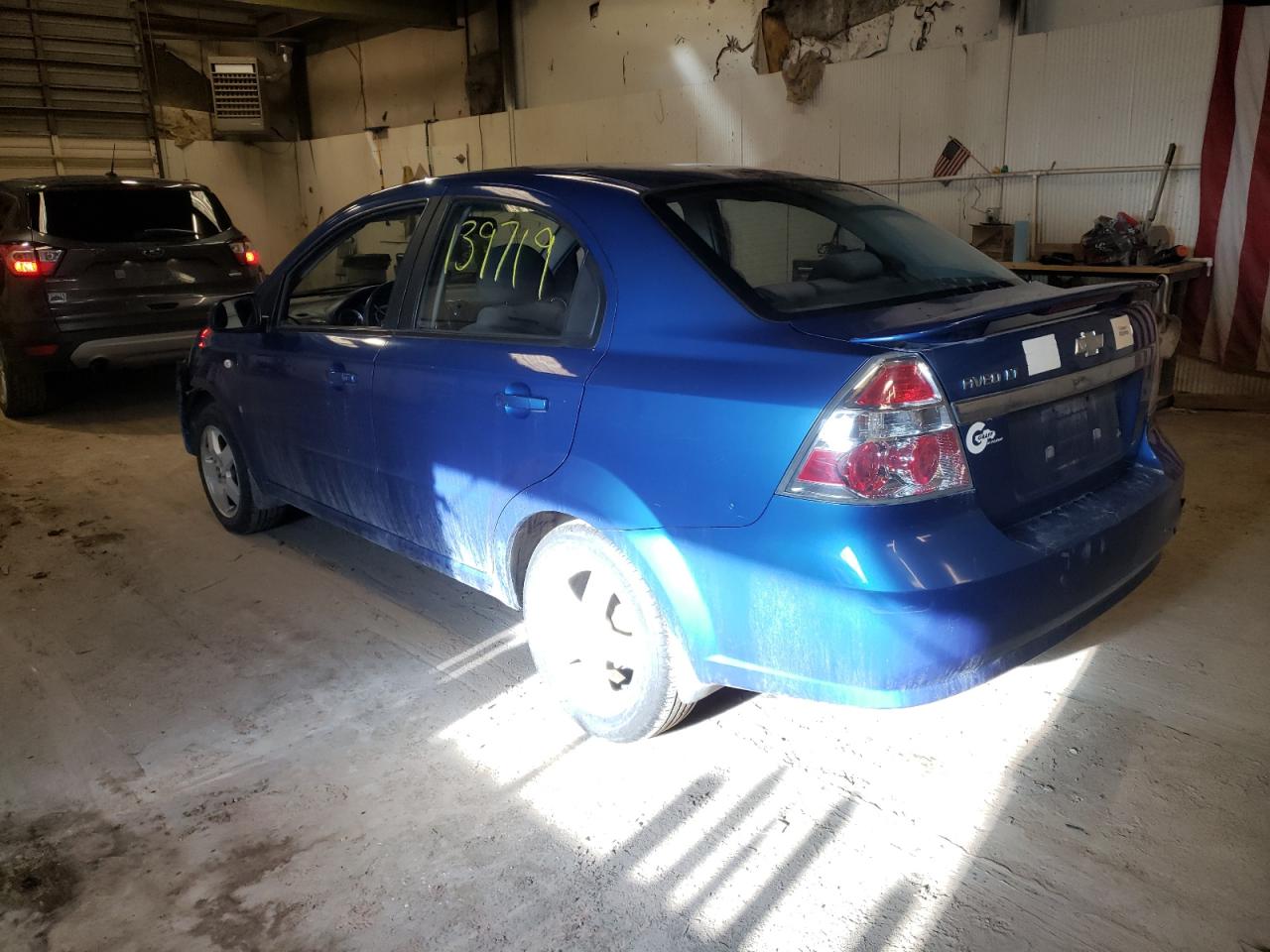 Photo 3 from auction – 2007 CHEVROLET AVEO LT with VIN KL1TG56627B128456