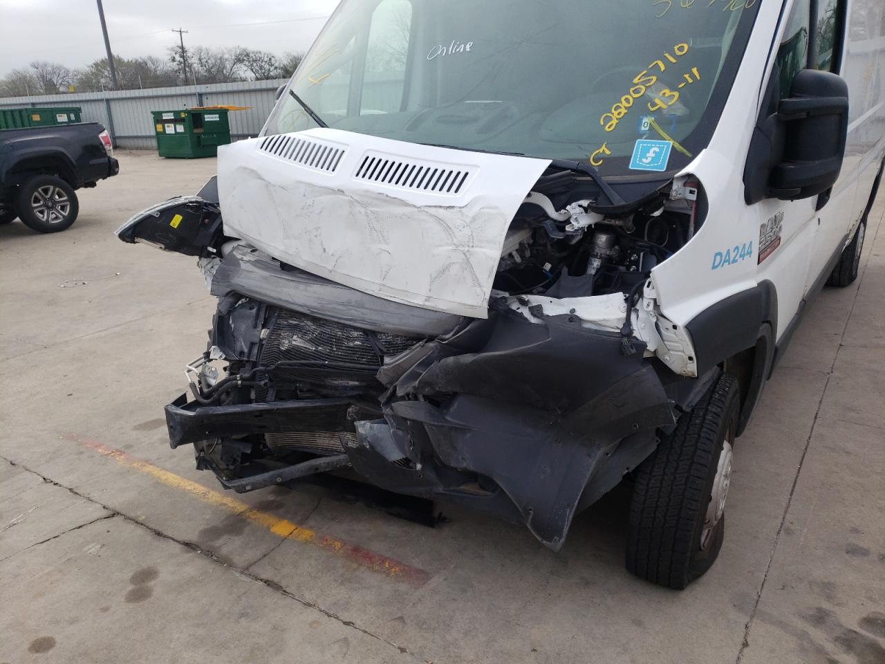Photo 9 from auction – 2019 RAM PROMASTER with VIN 3C6TRVDG2KE563320