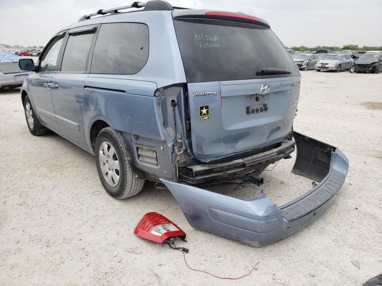 Photo 3 from auction – 2008 HYUNDAI ENTOURAGE with VIN KNDMC233286051423