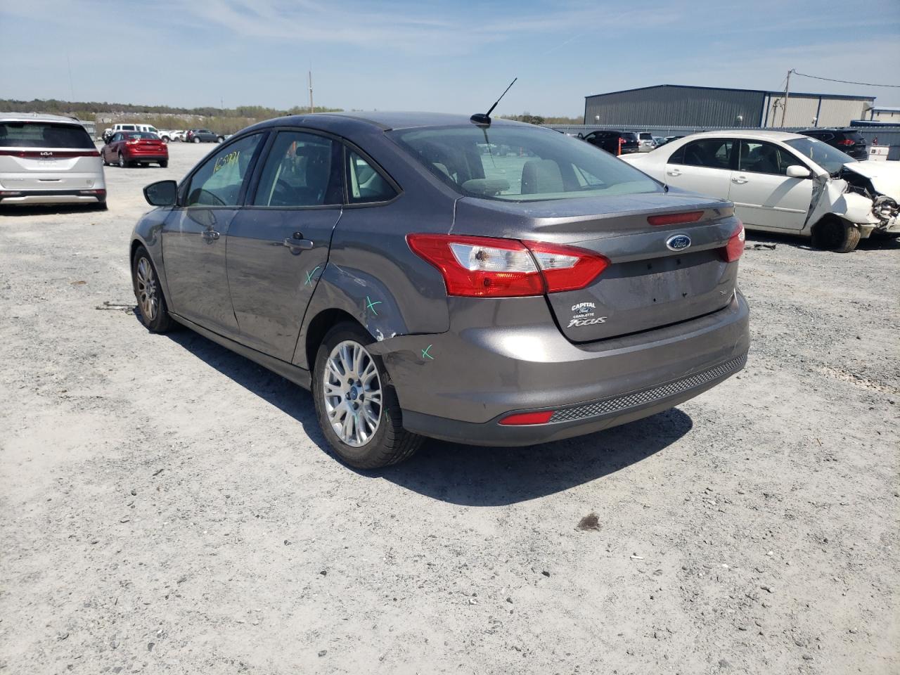 Photo 3 from auction – 2012 FORD FOCUS SE with VIN 1FAHP3F26CL142063