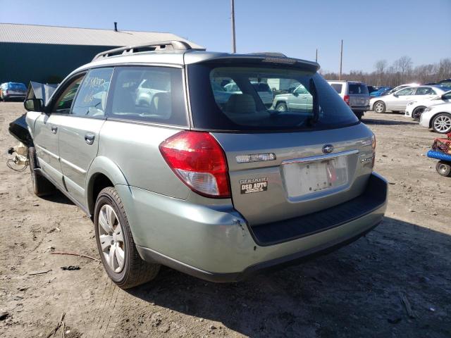 Photo 3 from auction – 2009 SUBARU OUTBACK with VIN 4S4BP60C797337864