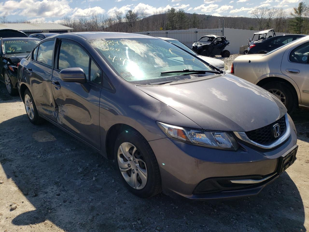 Photo 1 from auction – 2014 HONDA CIVIC LX with VIN 2HGFB2F55EH510089