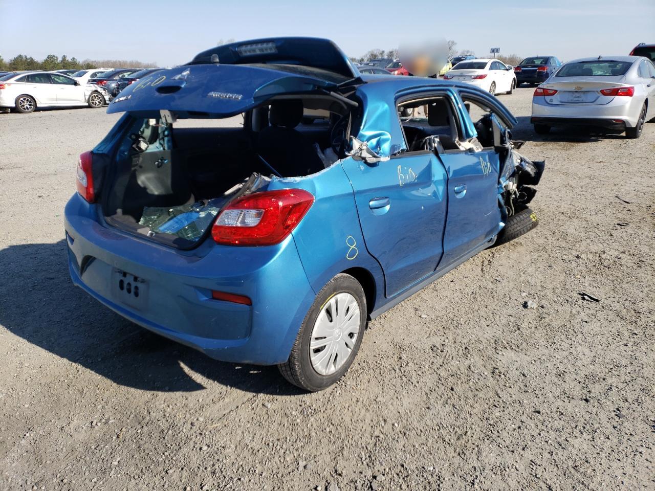 Photo 4 from auction – 2017 MITSUBISHI MIRAGE ES with VIN ML32A3HJ0HH019765