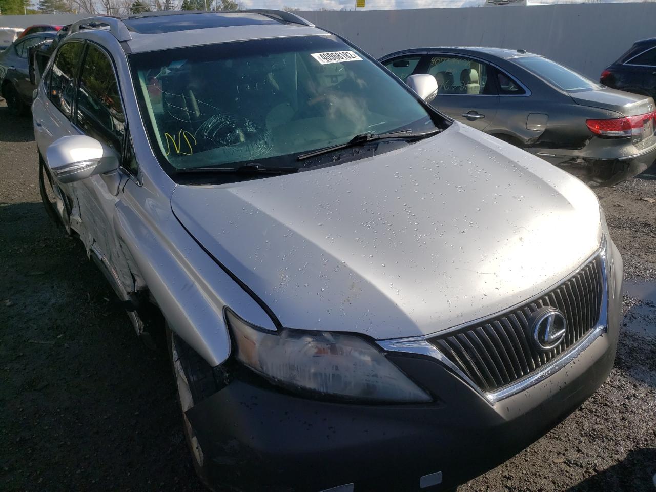 LEXUS RX 350 2010 with VIN 2T2BK1BA3AC029431 - Photo from auction
