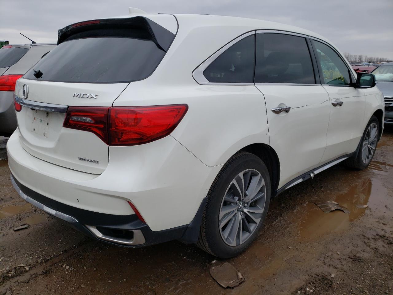 Photo 4 from auction – 2017 ACURA MDX TECHNO with VIN 5FRYD4H59HB006454