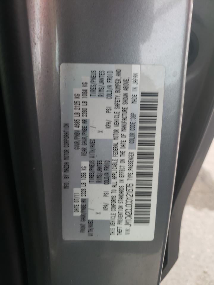 Photo 10 from auction – 2012 MAZDA 5 with VIN JM1CW2CL0C0121676