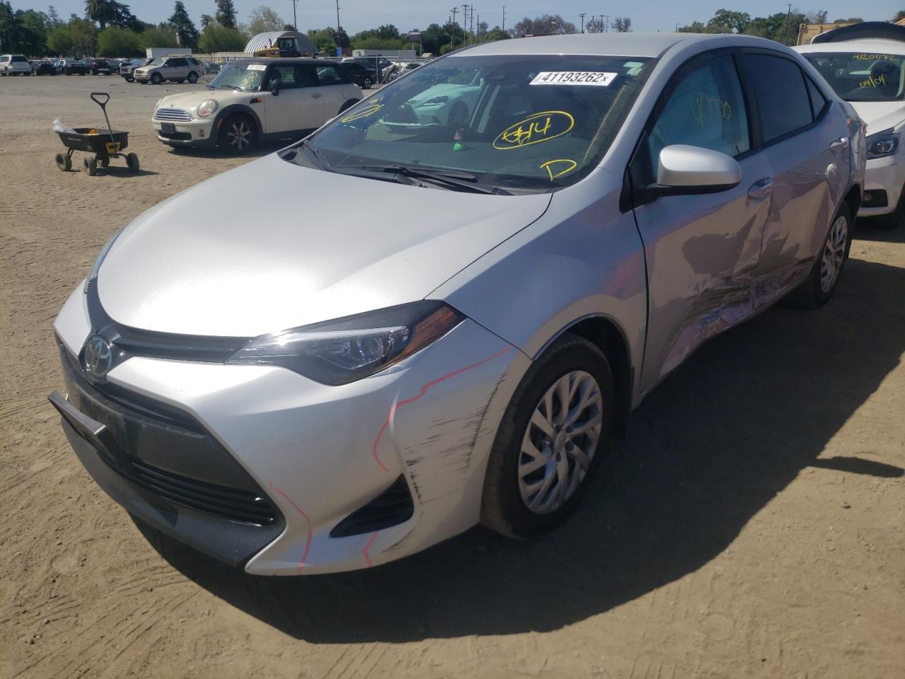 Photo 2 from auction – 2017 TOYOTA COROLLA L with VIN 5YFBURHE7HP660331