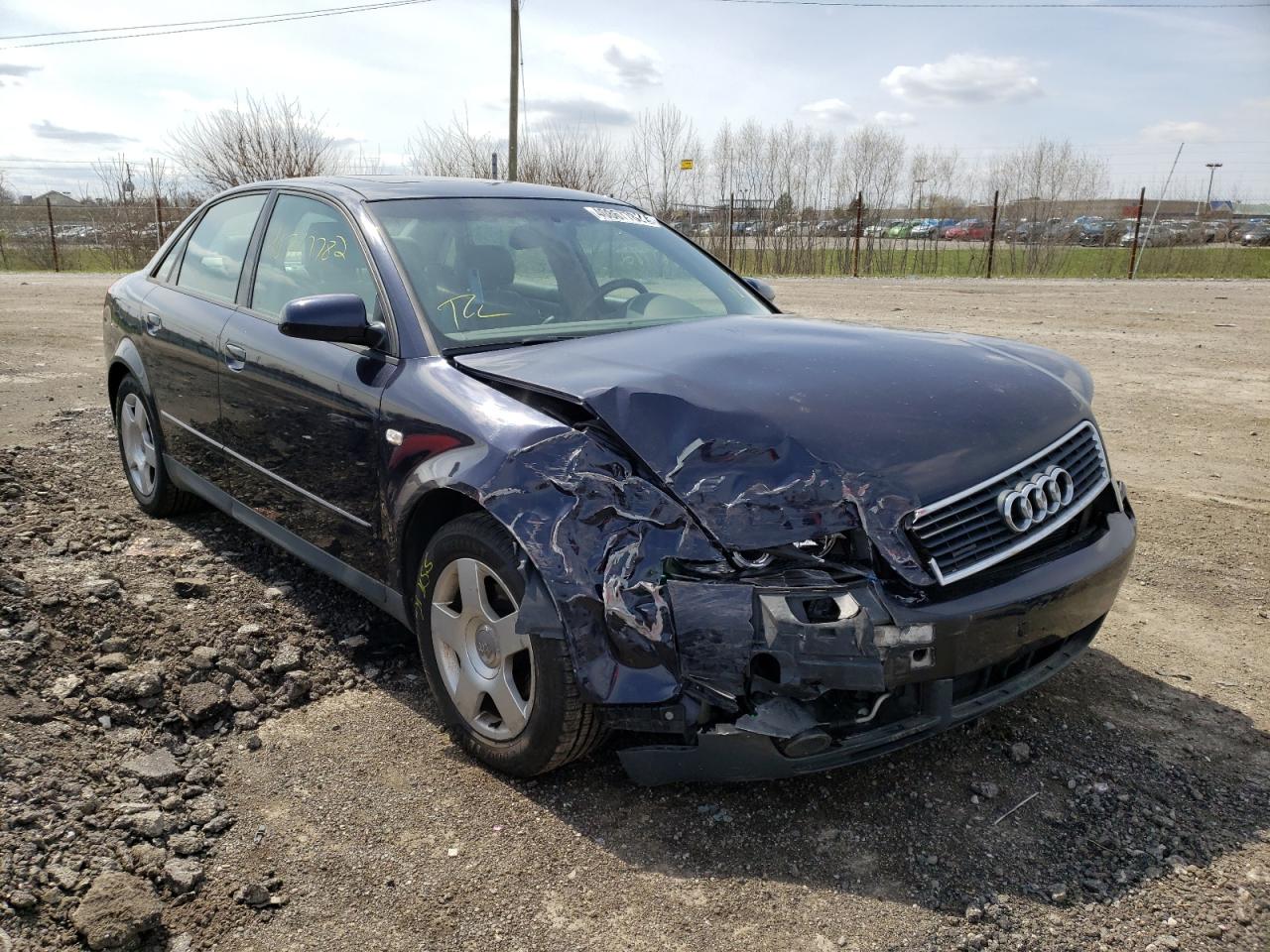AUDI A4 1.8T QU 2002 with VIN WAULC68EX2A307502 - Photo from auction