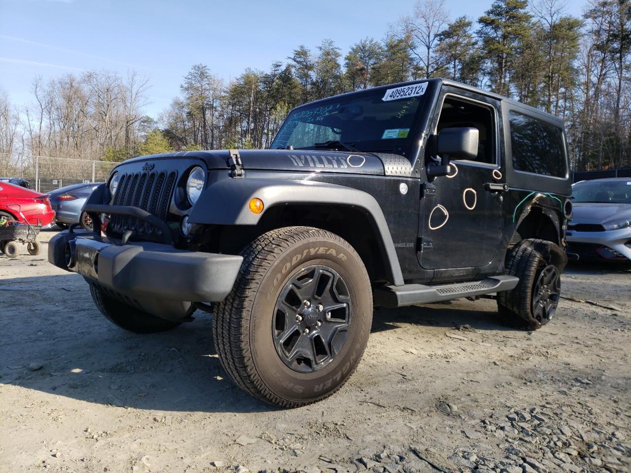 Photo 2 from auction – 2015 JEEP WRANGLER S with VIN 1C4GJWAG4FL767934
