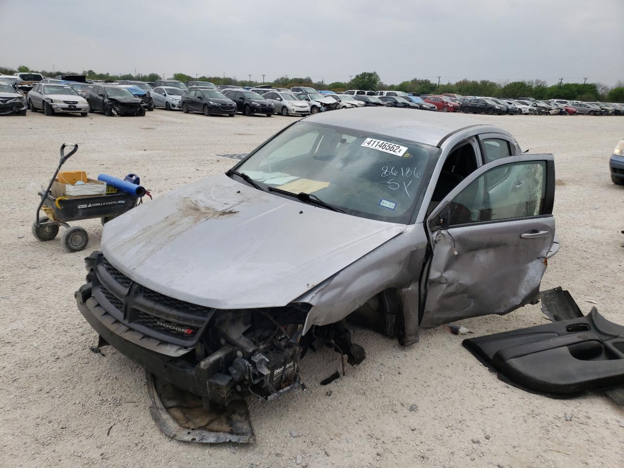Photo 2 from auction – 2014 DODGE AVENGER SE with VIN 1C3CDZAG6EN104539