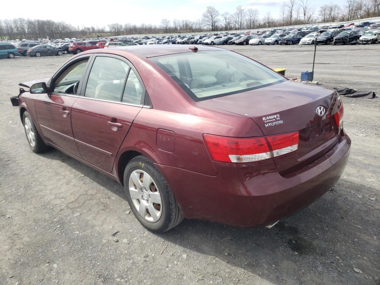 Photo 3 from auction – 2008 HYUNDAI SONATA GLS with VIN 5NPET46F08H334155