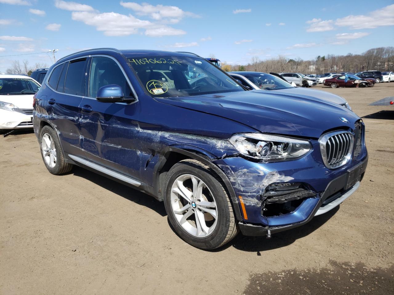 Photo 1 from auction – 2020 BMW X3 XDRIVE3 with VIN 5UXTY5C06LLT32394