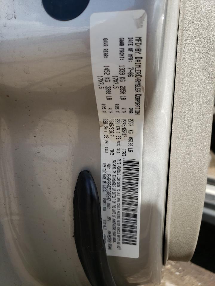 Photo 10 from auction – 2007 JEEP GRAND CHER with VIN 1J8HR48P07C502347