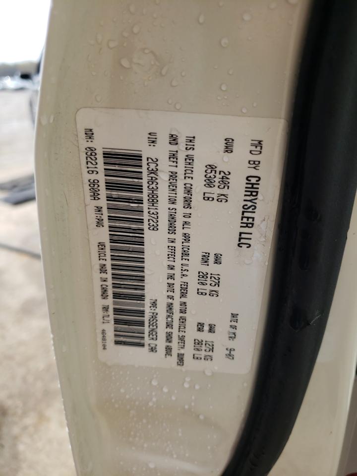 Photo 10 from auction – 2008 CHRYSLER 300C with VIN 2C3KA63H88H137239