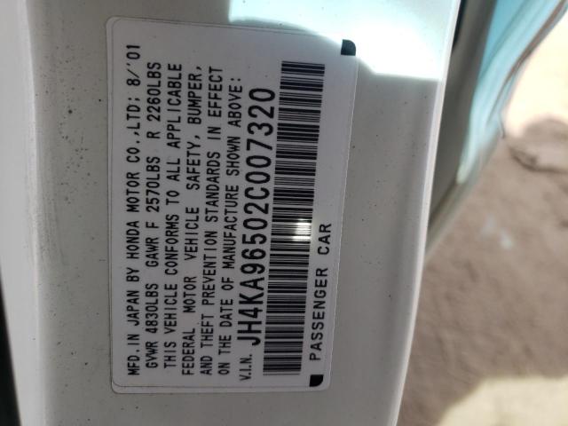 Photo 10 from auction – 2002 ACURA 3.5RL with VIN JH4KA96502C007320