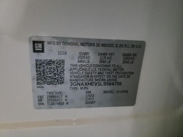Photo 10 from auction – 2020 CHEVROLET EQUINOX LS with VIN 3GNAXHEV1LS584755