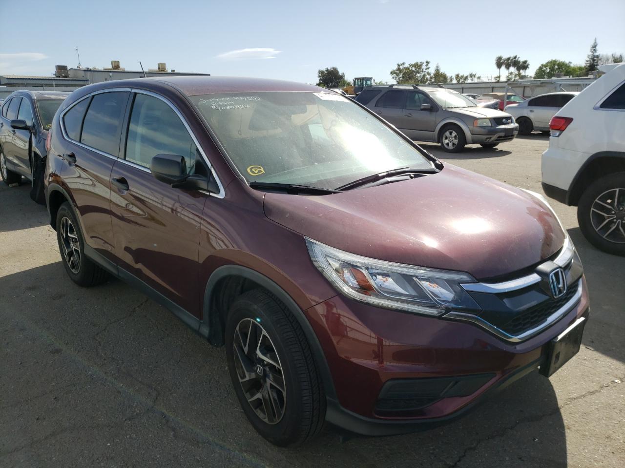 Photo 1 from auction – 2016 HONDA CR-V SE with VIN 5J6RM4H42GL083900