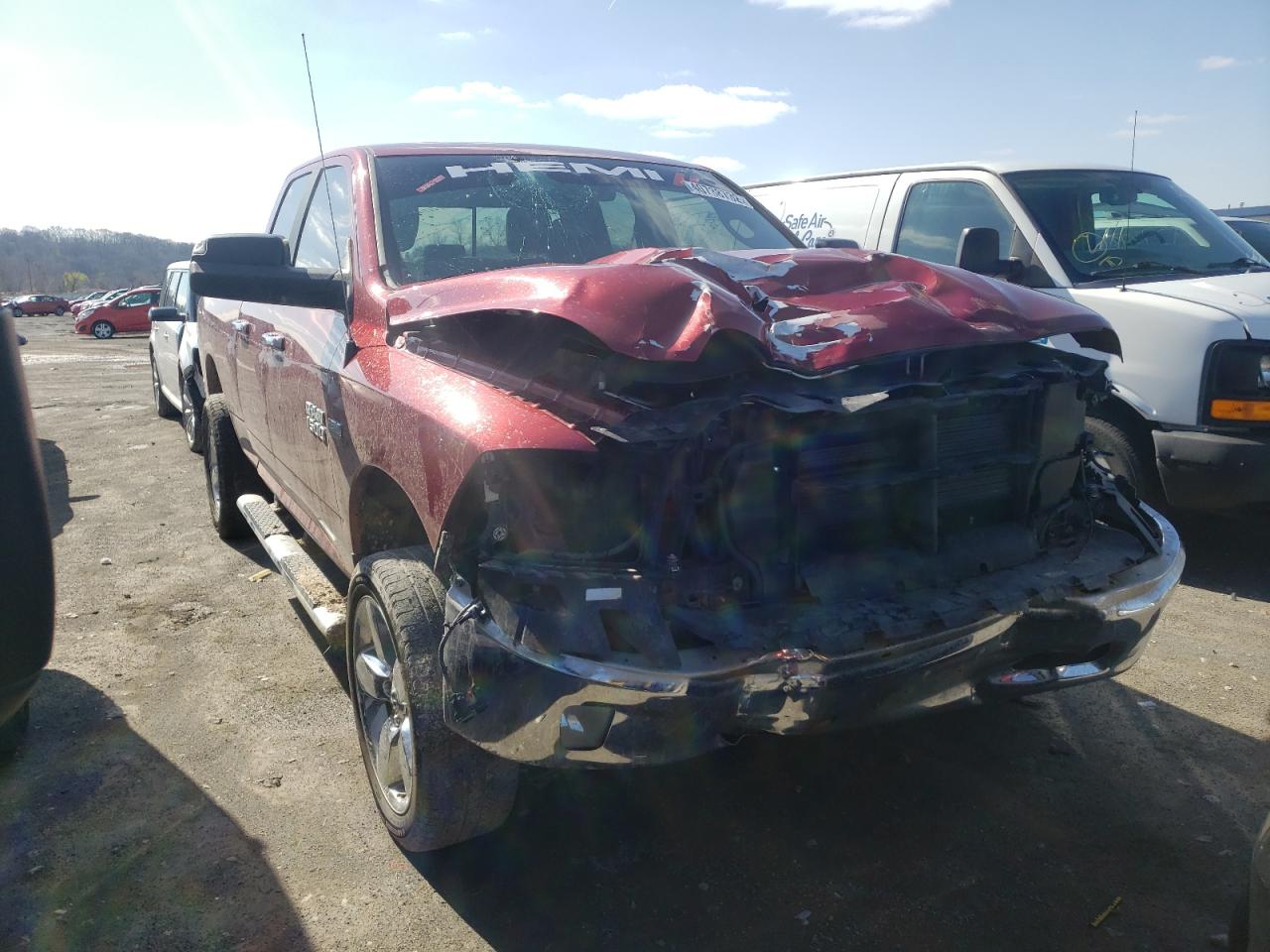 RAM 1500 SLT 2015 with VIN 1C6RR7GTXFS645166 - Photo from auction