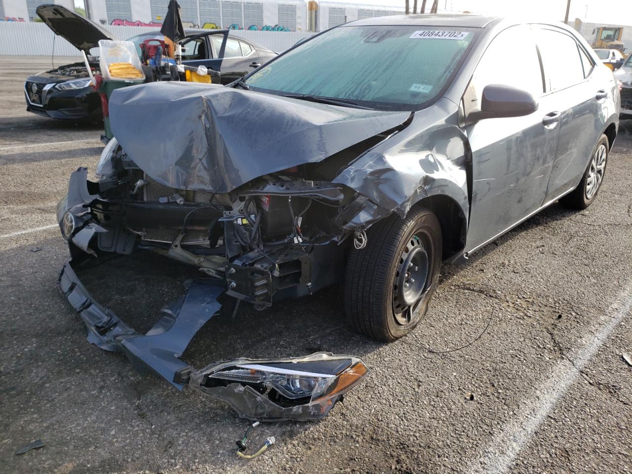 Photo 2 from auction – 2019 TOYOTA COROLLA L with VIN 2T1BURHE1KC162990
