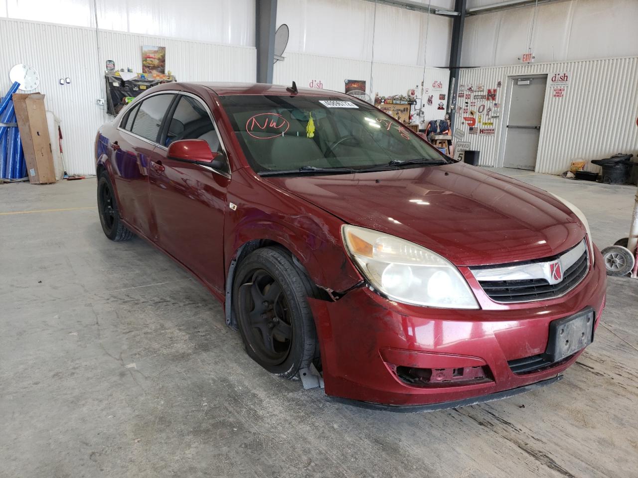 SATURN AURA 2009 with VIN 1G8ZS57B59F110715 - Photo from auction