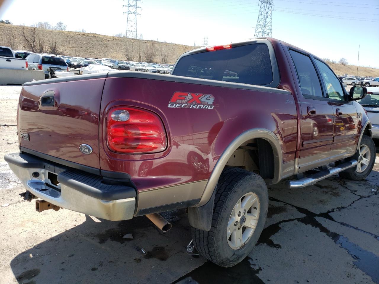 Photo 4 from auction – 2003 FORD F150 SUPER with VIN 1FTRW08L13KB67724