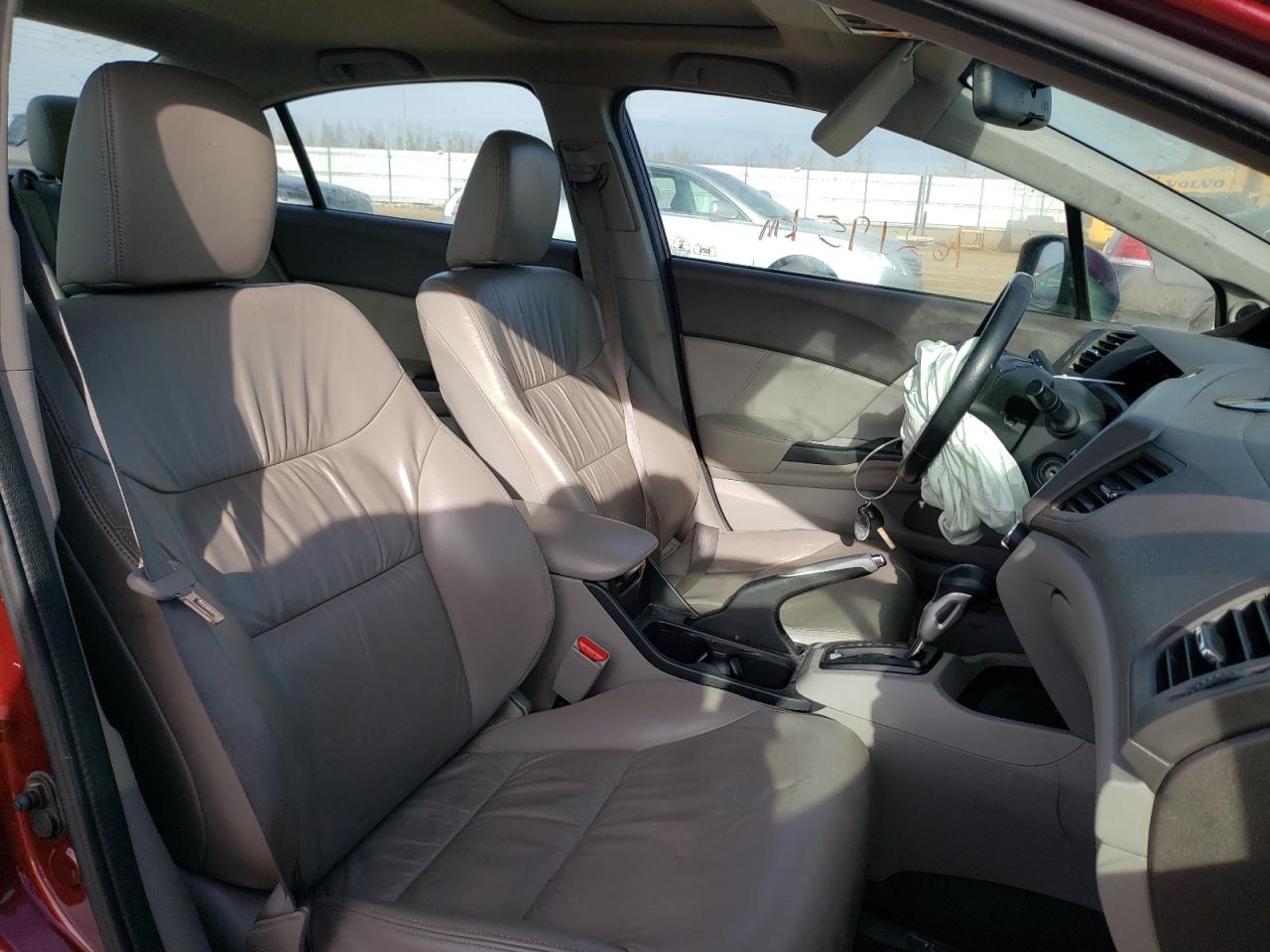 Photo 5 from auction – 2012 HONDA CIVIC EXL with VIN 2HGFB2F99CH048023