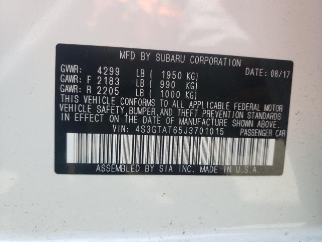 Photo 1 from auction – 2018 SUBARU IMPREZA LI with VIN 4S3GTAT65J3701015