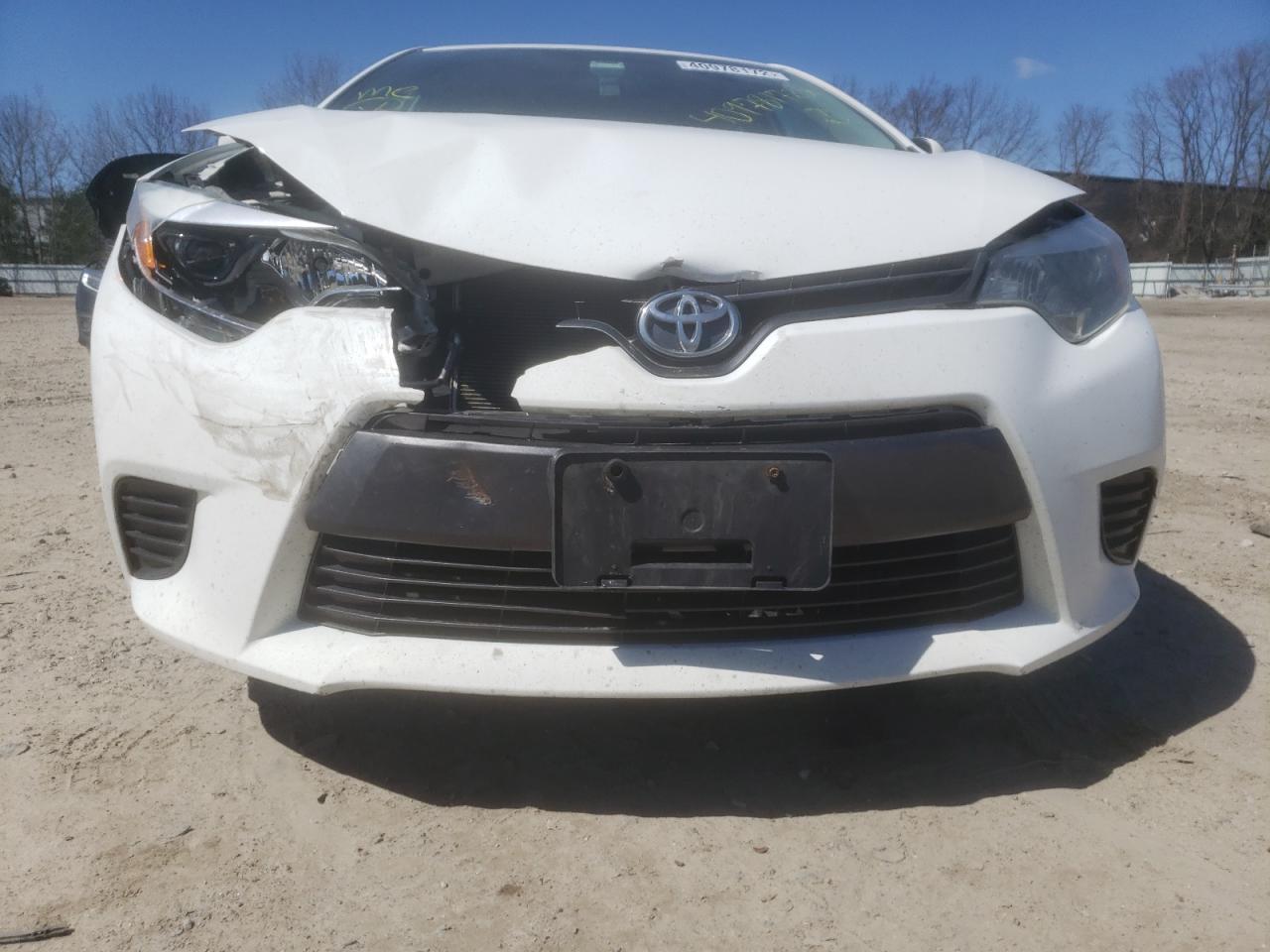 Photo 9 from auction – 2016 TOYOTA COROLLA L with VIN 2T1BURHE4GC680261