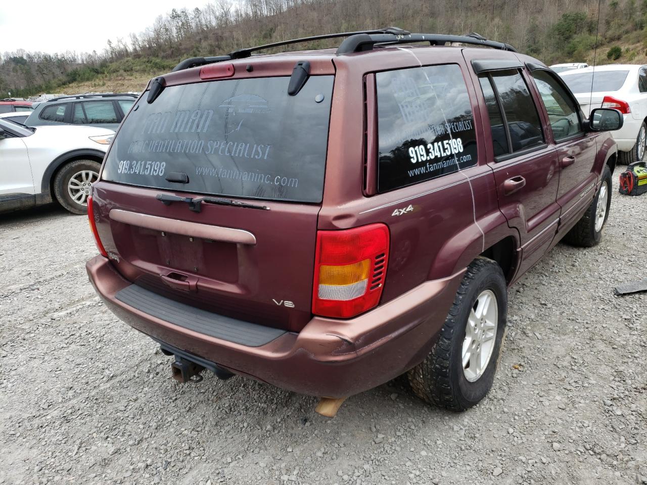 Photo 4 from auction – 2000 JEEP GRAND CHER with VIN 1J4GW58N9YC207632
