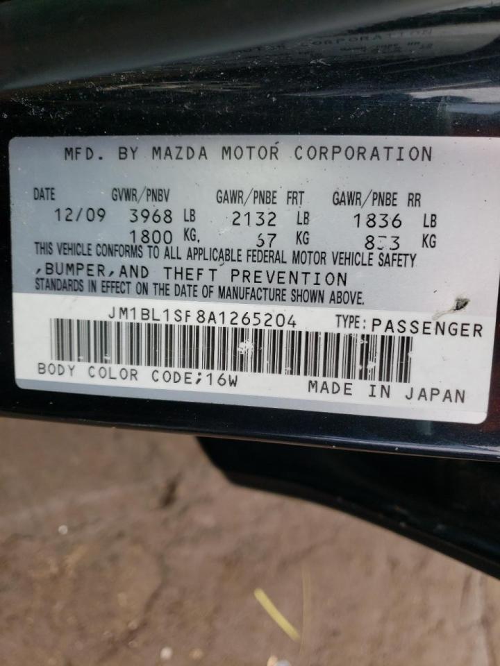 Photo 10 from auction – 2010 MAZDA 3 I with VIN JM1BL1SF8A1265204