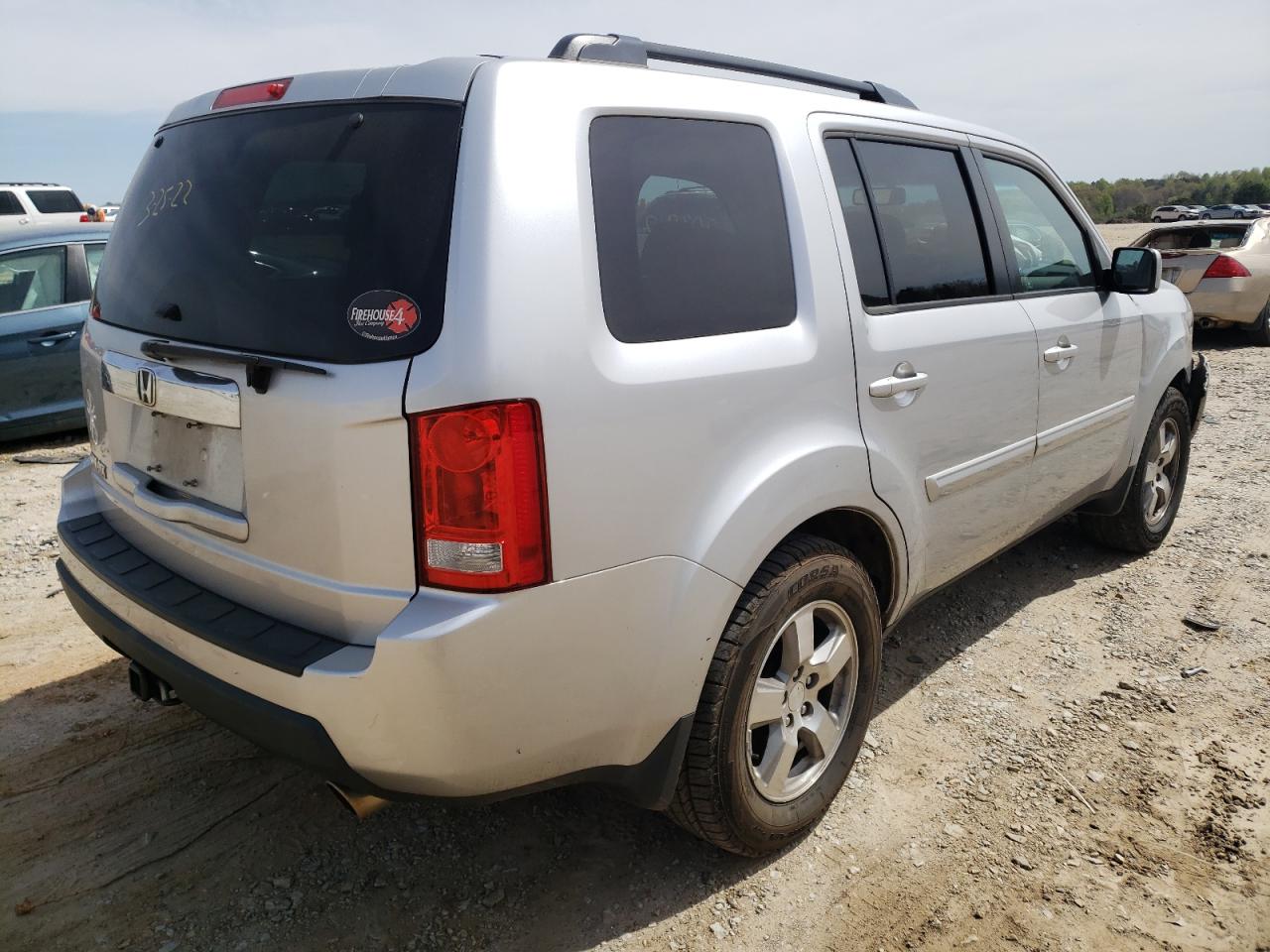 Photo 4 from auction – 2011 HONDA PILOT EXL with VIN 5FNYF3H50BB052073