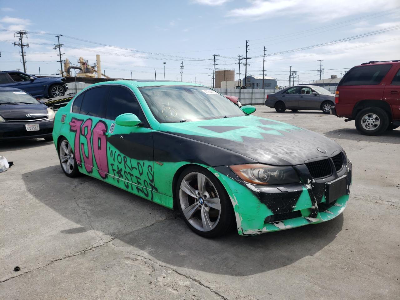 BMW 330 I 2006 with VIN WBAVB33526PS11657 - Photo from auction
