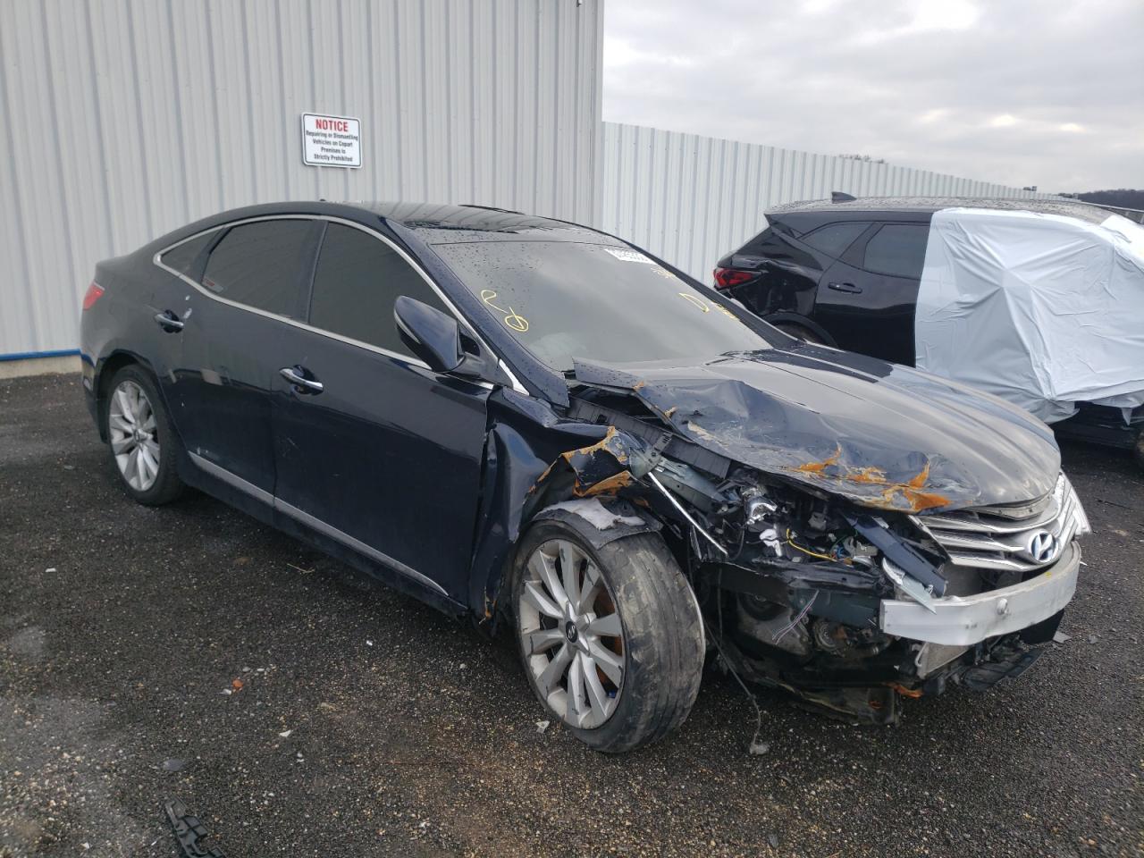 HYUNDAI AZERA GLS 2012 with VIN KMHFH4JG3CA192367 - Photo from auction
