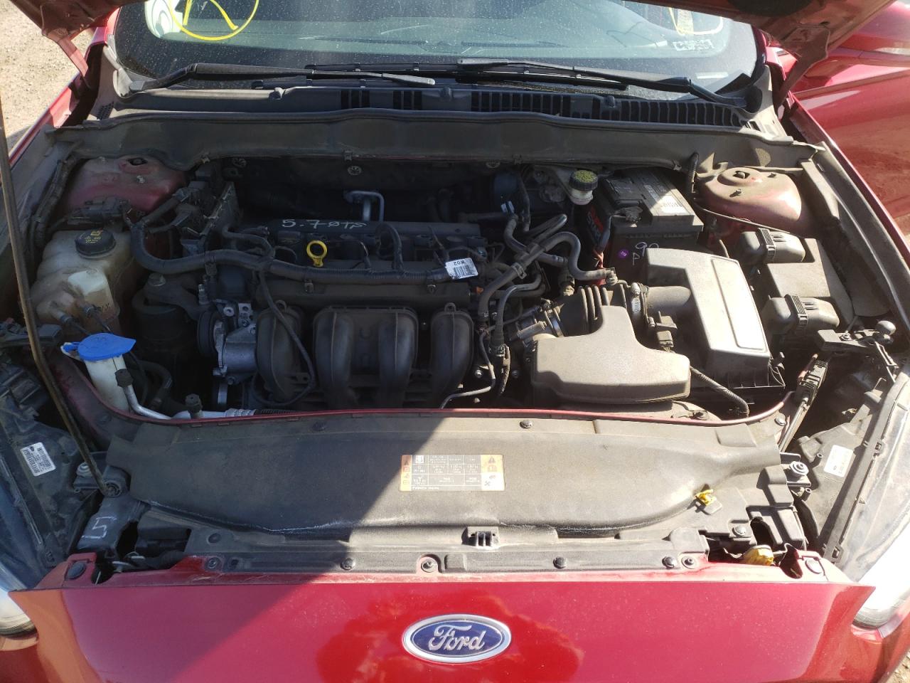 Photo 7 from auction – 2016 FORD FUSION SE with VIN 3FA6P0H74GR357950