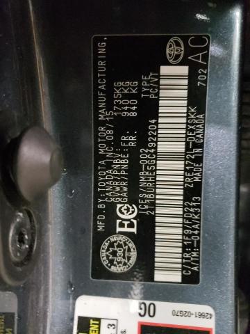 Photo 10 from auction – 2016 TOYOTA COROLLA L with VIN 2T1BURHE5GC492204
