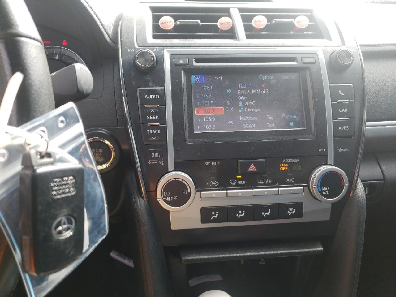 Photo 9 from auction – 2012 TOYOTA CAMRY SE with VIN 4T1BK1FKXCU007922