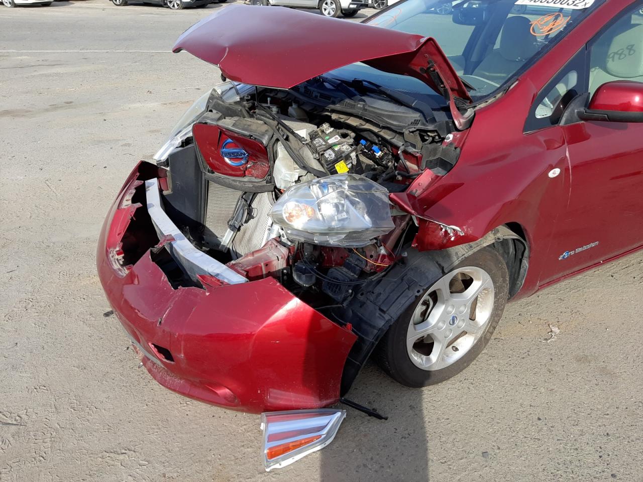 Photo 9 from auction – 2012 NISSAN LEAF SV with VIN JN1AZ0CP5CT016042