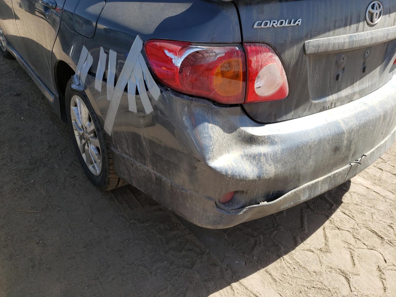 Photo 9 from auction – 2009 TOYOTA COROLLA BA with VIN 2T1BU40E89C181108