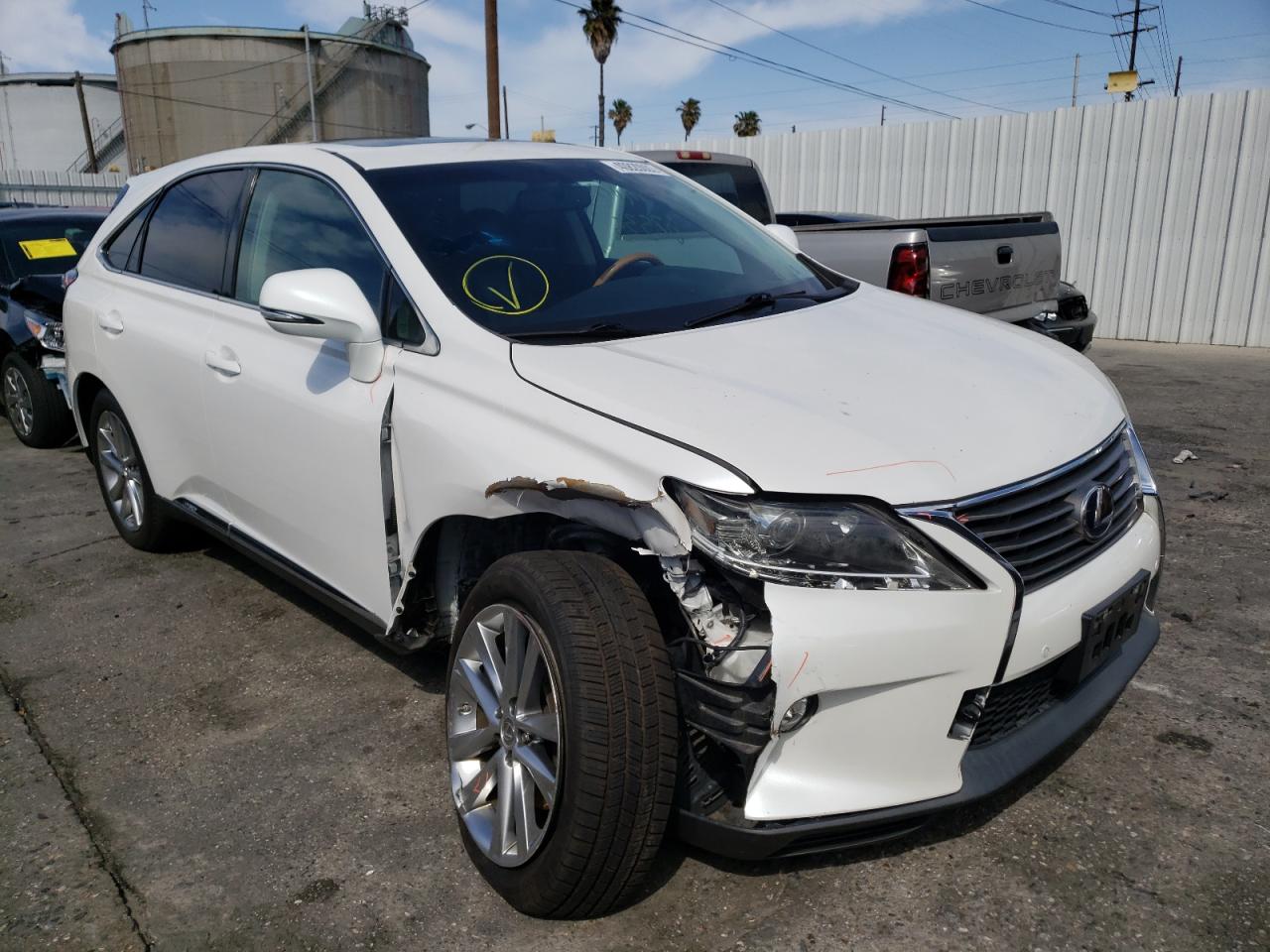 LEXUS RX 450H 2015 with VIN 2T2ZB1BA3FC004504 - Photo from auction