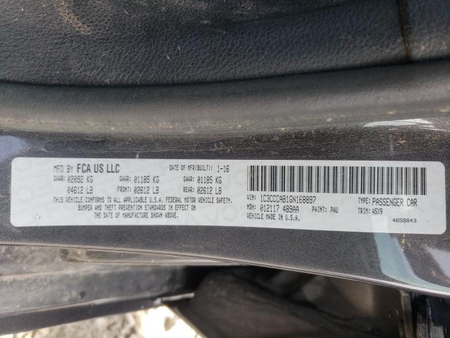 Photo 10 from auction – 2016 CHRYSLER 200 LIMITE with VIN 1C3CCCAB1GN168897