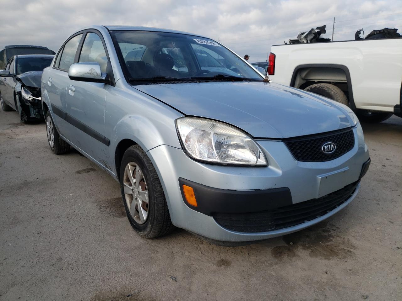 KIA RIO BASE 2009 with VIN KNADE223396447533 - Photo from auction