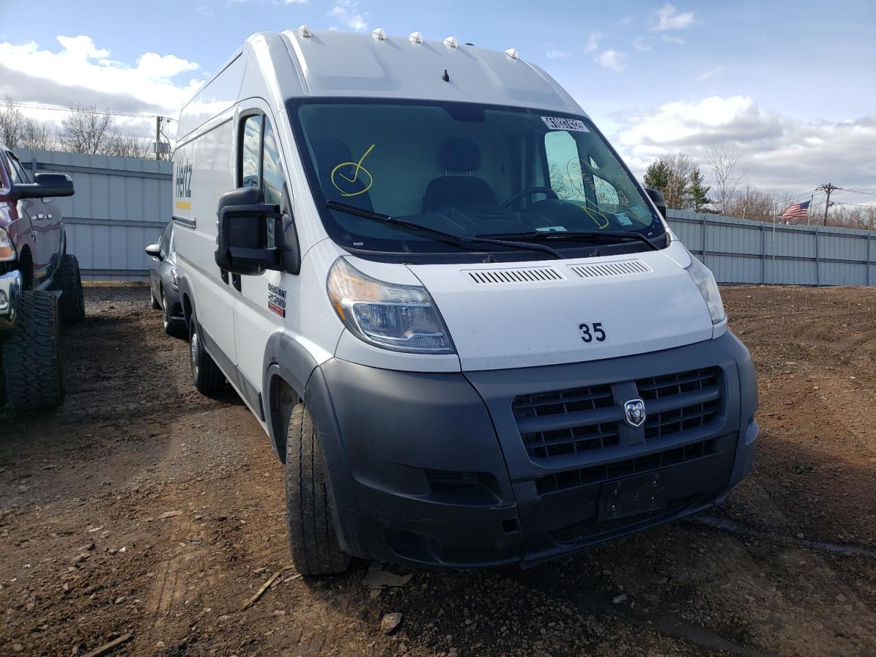 RAM PROMASTER 2018 with VIN 3C6TRVCG4JE147916 - Photo from auction