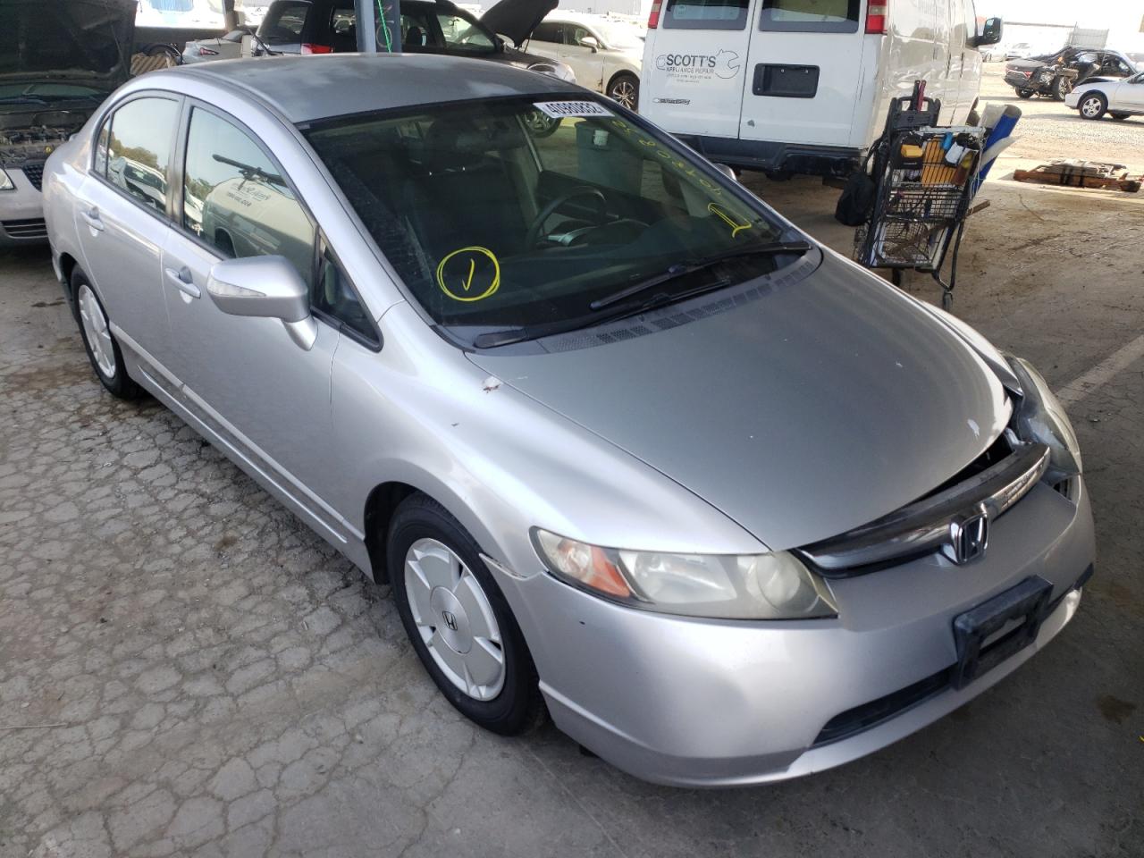 Photo 1 from auction – 2006 HONDA CIVIC HYBR with VIN JHMFA36206S014722