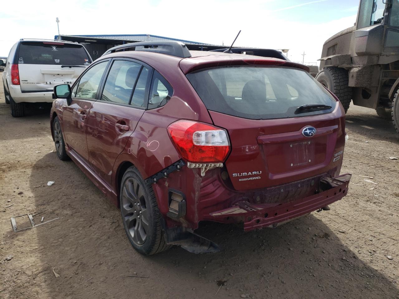 Photo 3 from auction – 2012 SUBARU IMPREZA SP with VIN JF1GPAL68CH227660